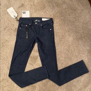 BNWT Rag & Bone Indigo Skinny Jeans Size 25